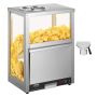 Commercial stainless steel nacho chip warmer, 80 L