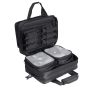 Tactical Black Shooting Range Bag for 2 Pistols with Holster Sets