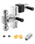 Adjustable Tow Ball Hitch, 6", 1-7/8"-2-5/16" Balls, 15,000 lbs Max. Weight
