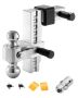Adjustable tow bar, 8 inch, 1-7/8", 2" and 2-5/16" balls, 15,000 lbs max weight