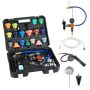 Coolant pressure tester set, 47 pieces, with adapters and pump