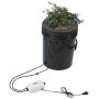 DWC Hydroponic Growing System with Top Drip Kit, 5 Gallon Deep Culture, Air Pump and Water Level Gauge for Leafy Vegetables