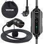Portable electric vehicle charging station 3 kW, 10 m cable, type 2