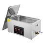 Professional ultrasonic cleaner with heater, 22 L, stainless steel