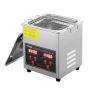 Ultrasonic cleaner with timer and heater, 2 L, stainless steel