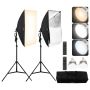 Lighting set softbox 50x70 cm, 45 W, LED 3000–6500 K