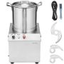 Food and vegetable chopper, 10 L, stainless steel, 2 S-shaped blades