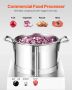 Food chopper 6 L, stainless steel with S-shaped blades