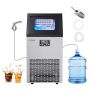Ice cube maker, 54 kg/24 hrs., stainless steel, LED display, self-cleaning