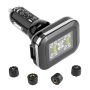 RV Tire Pressure Monitoring System TPMS with 4 sensors, wireless, waterproof
