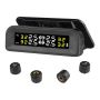 RV Tire Pressure Monitoring System with 4 Wireless Sensors, Solar Charging, 7.3-87 PSI