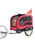 Dog bike trailer with brackets, foldable, 45 kg maximum weight