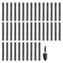 Gutter brush, 120 feet long, for 4.33-5 inch gutters, with leaf guard, 40 pieces per pack