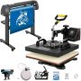 Digital heat transfer press 38x38 cm + 28" vinyl cutter included