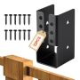 Concealed steel beam bracket 49x92 mm with screws, 12 pcs.