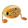 Inflatable ball for boats and water sports with PVC and tubular rope