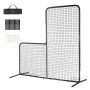 L-Size Baseball Batting Cage Safety Net 7x7 Feet