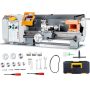 Metal Lathe 7" x 13.78", 500W, 0–2200 rpm