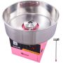 Commercial cotton candy machine, 1000 W, pink