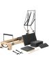 Wooden Pilates reformer with double resistance, up to 180 kg
