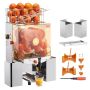 Commercial stainless steel orange juicer, 120 W, automatic