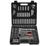 Socket and ratchet set, 149 pcs., CR-V steel, SAE and metric, deep and shallow, in case