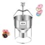 Manual 304 stainless steel donut dispenser, 6 thickness, large capacity