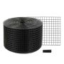 Solar bird protection, 12.7 mm wire roll, 20 x 3048 cm, rustproof PVC coating, 50 pcs. wire tires