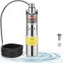 Solar Powered Submersible Deep Water Pump, 48V, 369W, 8.4 GPM
