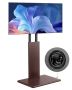 Universal desktop TV stand 32-70", swivel, height adjustable, up to 40 kg, with power bracket