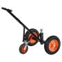 Portable Trailer Cart, 1000 lbs, Carbon Steel, 14 Inch Pneumatic Tires