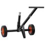 Trailer Trolley, 600 lbs, Carbon Steel, 10" Solid Tires, 1-7/8" Hitch