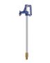 Frost-resistant cast iron patio hydrant, 3.25 feet long, outdoor faucet