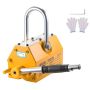 Magnetic lifter N42, 1000 kg pull, with hook and handle