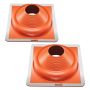 Silicone Roof Pipe Sealing Nozzle, 6.75-14 Inch, Metal Base