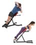 Roman hyperextension bench, adjustable home gym