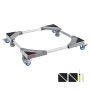 Mini fridge and washing machine stand, adjustable, casters, 181.4 kg load
