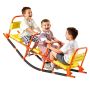 Children's metal swing with handles, 2 seats, 90 kg