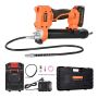 Cordless electric grease gun, 20 V, 8000 PSI, with battery and hose