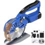 Electric cordless rotary fabric cutter 125 mm, copper motor, adjustable speed