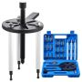 21-in-1 bearing puller set, 3-jaw hook, carrying case