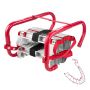 Fire aluminum ladder 4 m, 2 floors, retractable evacuation