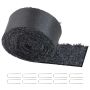 Rubber mulch for landscaping, 120x4.5 inches, black