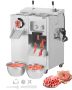 Electric meat grinder, 14 lbs/min, stainless steel with sausage stuffer