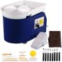 Ceramic shaping machine, 27.9 cm, 350 W, blue, adjustable speed