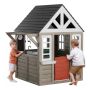 Outdoor wooden playhouse made of cedar for children 2-10 years old
