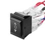 Momentary toggle switch DPDT, 3 positions, AC 250V/16A