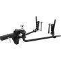 Trailer hitch, 1500 lbs, steel, 2 inch shank, black