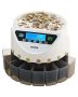 Euro coin sorter and counting machine, 850 coin capacity, LCD display