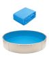 Pool liner, 11.5 ft round, vinyl, beaded, 47 inch wall height